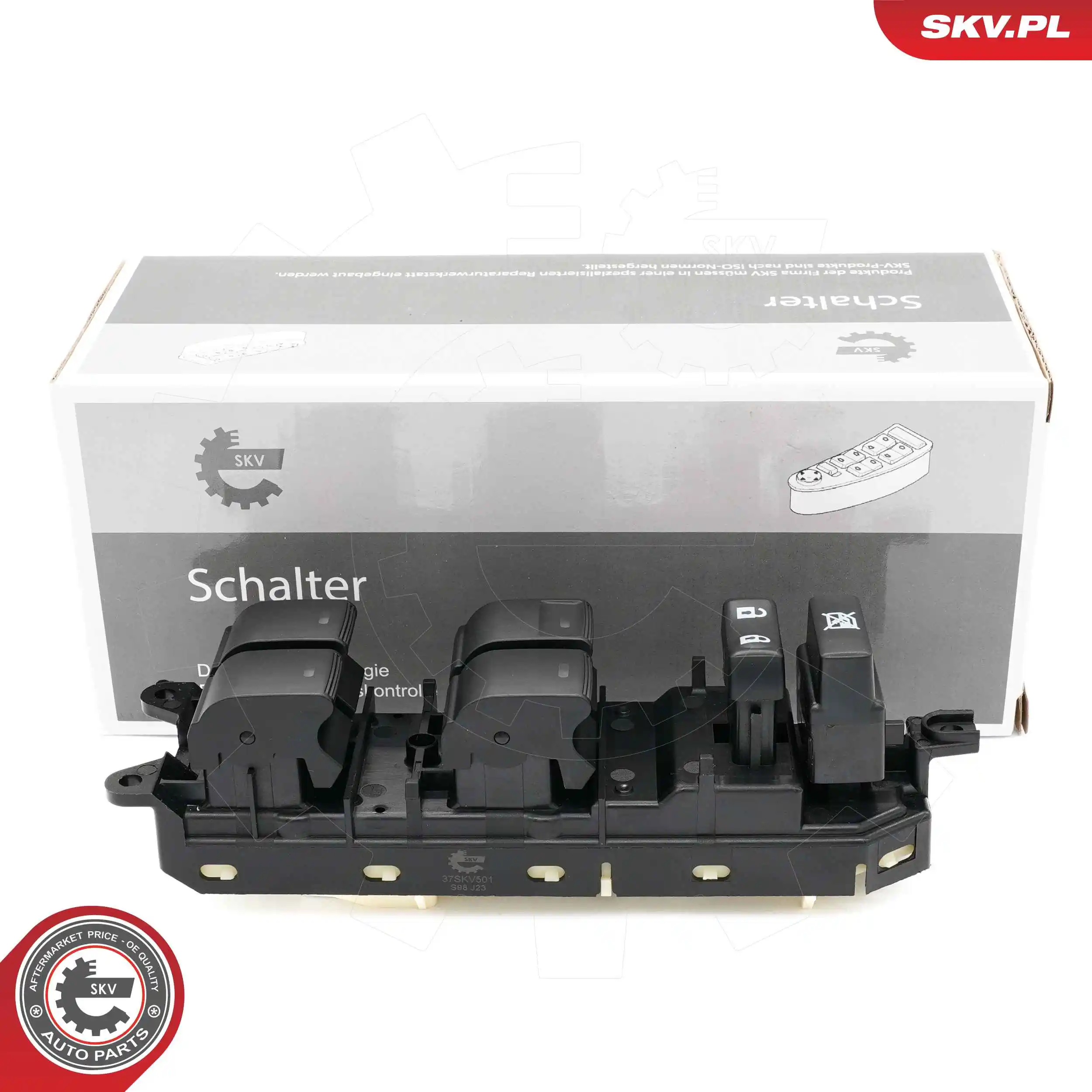 Switch, window regulator